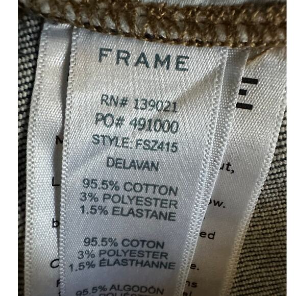 FRAME Flounce Side Zip Jeans‎ Size 32 Delavan Wash - Picture 5 of 9